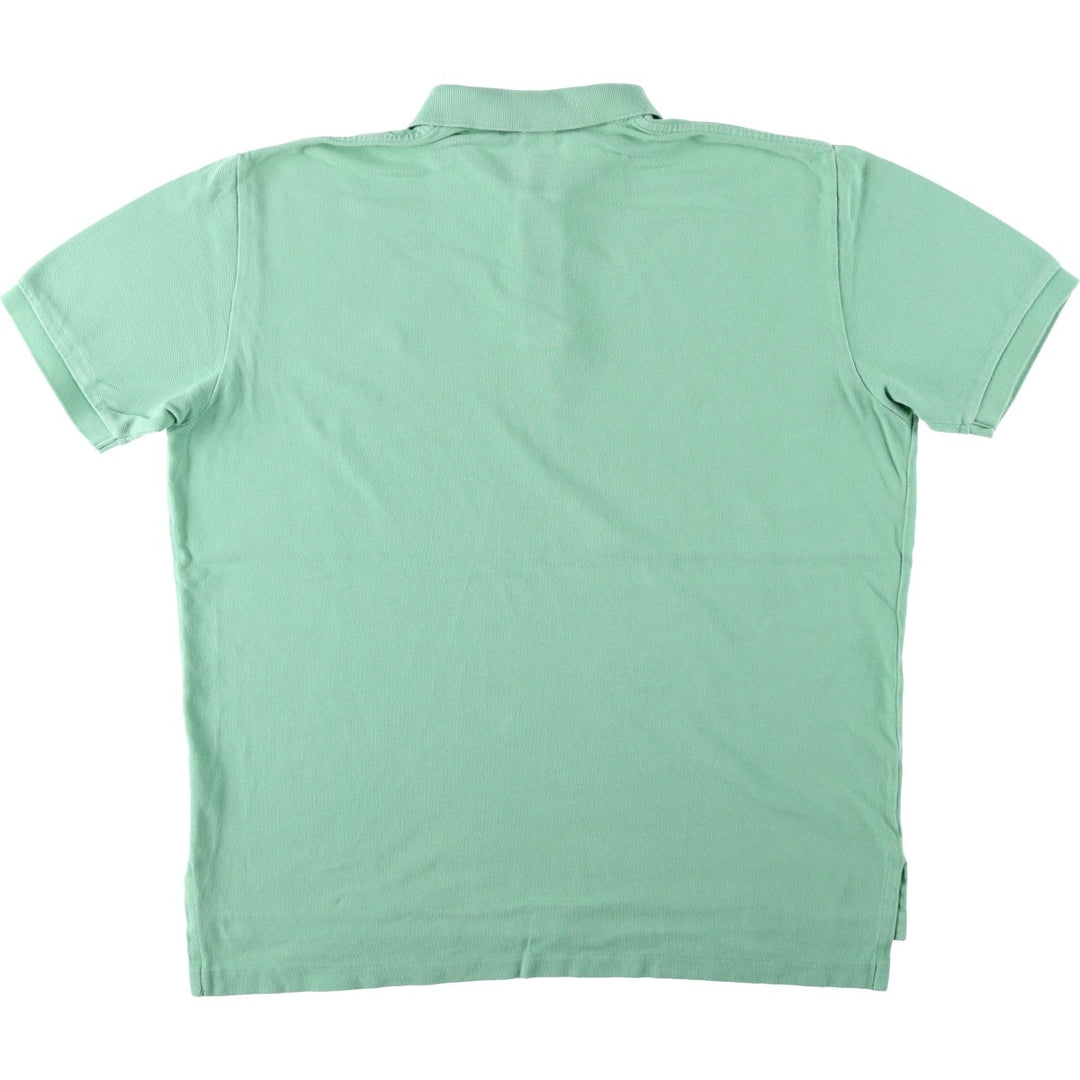 Ralph Lauren POLO by Ralph Lauren short sleeve polo shirt, men's XL size cotton Mint green Vintage Second Hand