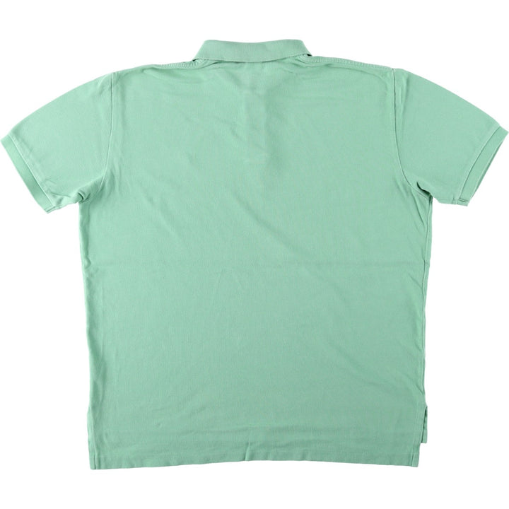 Ralph Lauren POLO by Ralph Lauren short sleeve polo shirt, men's XL size cotton Mint green Vintage Second Hand