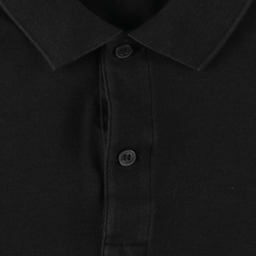 Lacoste LACOSTE short sleeve polo shirt, men's size L cotton black type Vintage Second Hand