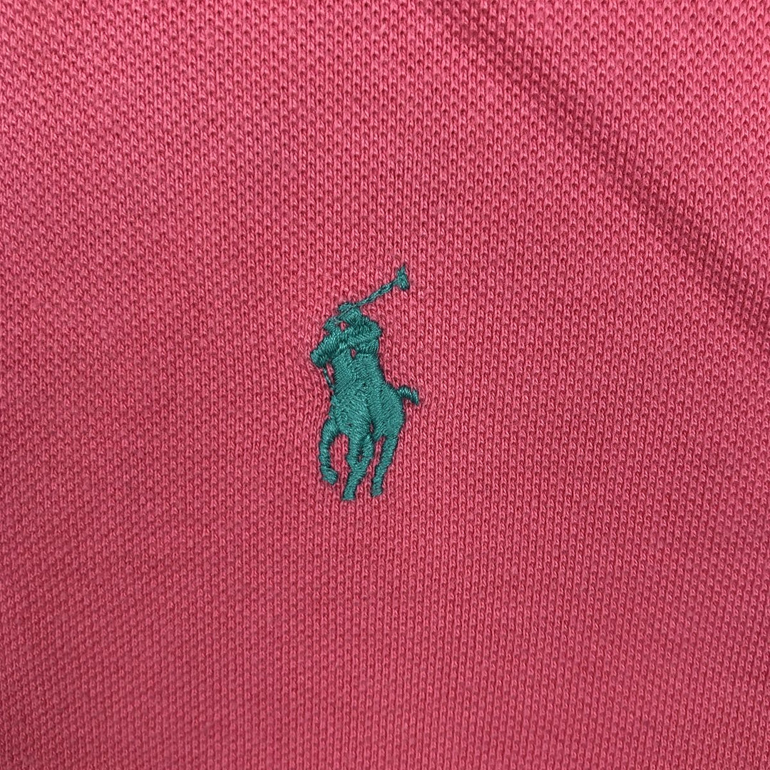Ralph Lauren POLO by Ralph Lauren short sleeve polo shirt, men's size L cotton pink type Vintage Second Hand