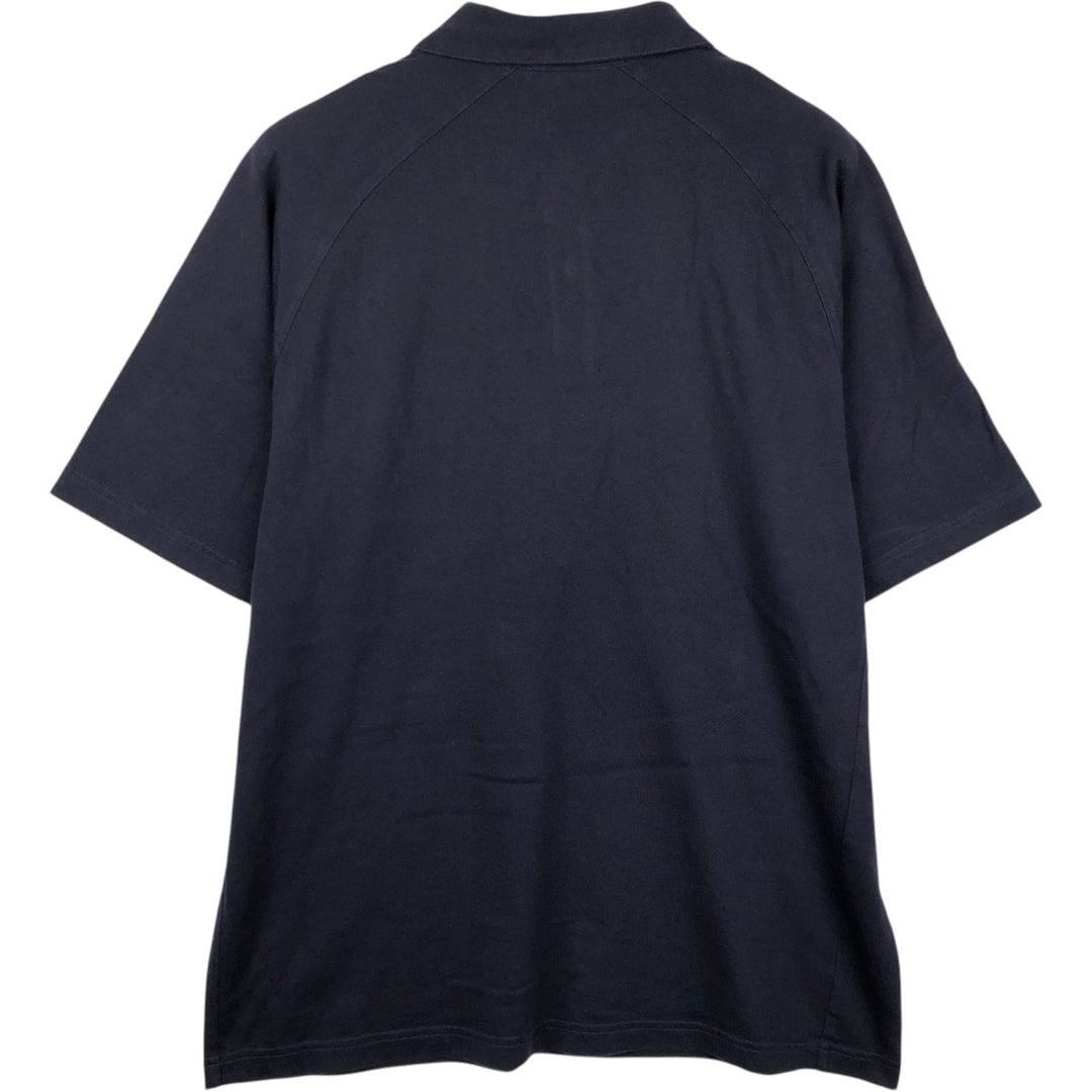 Brooks Brothers 346 short sleeve polo shirt, men's size L cotton navy blue type Vintage Second Hand