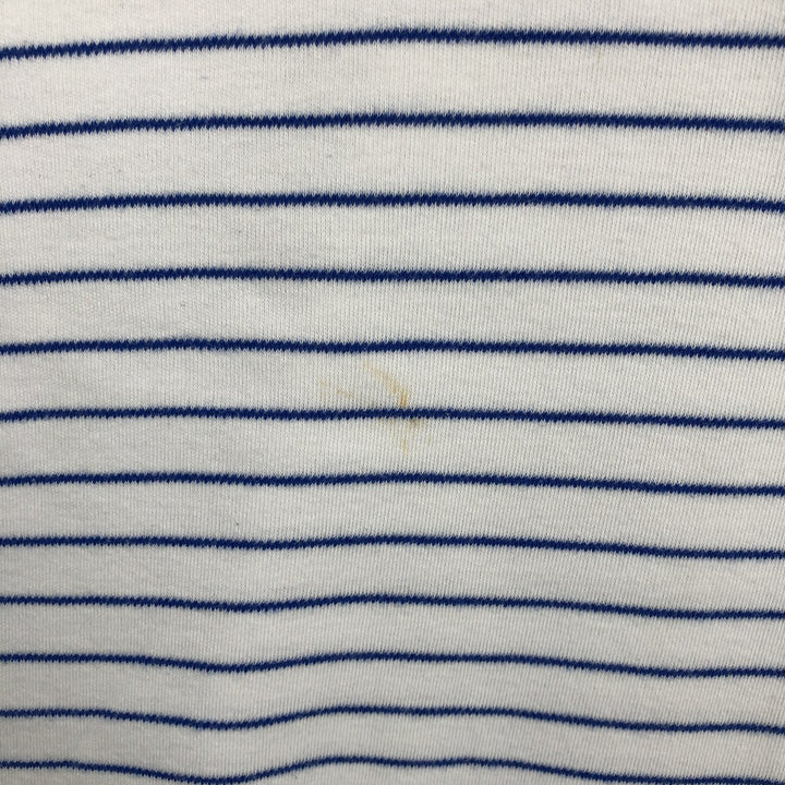 Ralph Lauren POLO by Ralph Lauren short sleeve striped polo shirt, men's size L cotton white type Vintage Second Hand