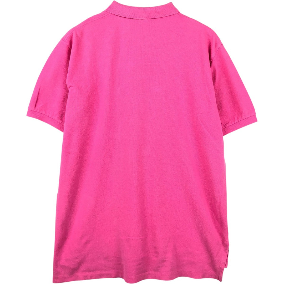 Ralph Lauren POLO by Ralph Lauren short sleeve polo shirt, men's XL size cotton pink type Vintage Second Hand
