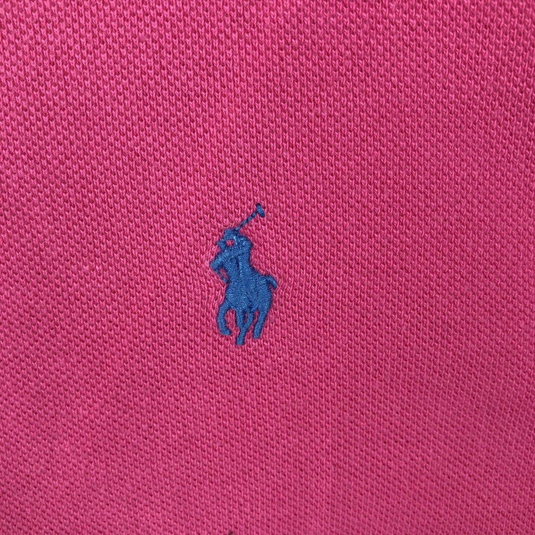 Ralph Lauren POLO by Ralph Lauren short sleeve polo shirt, men's XL size cotton pink type Vintage Second Hand