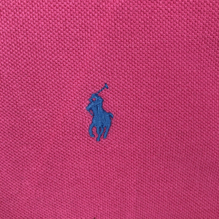 Ralph Lauren POLO by Ralph Lauren short sleeve polo shirt, men's XL size cotton pink type Vintage Second Hand
