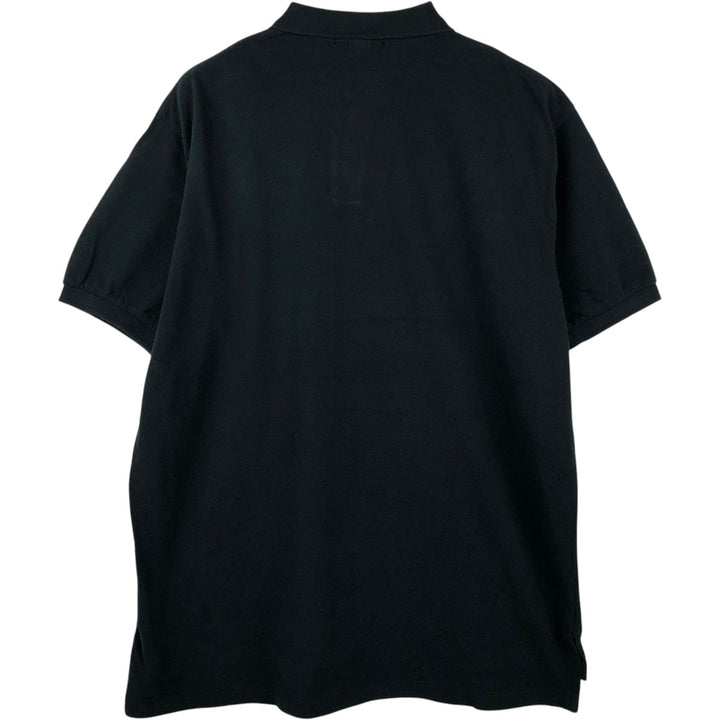 Ralph Lauren POLO by Ralph Lauren short sleeve polo shirt, men's XL size cotton black type Vintage Second Hand