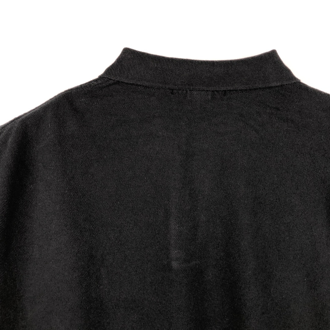 Ralph Lauren POLO by Ralph Lauren short sleeve polo shirt, men's XL size cotton black type Vintage Second Hand