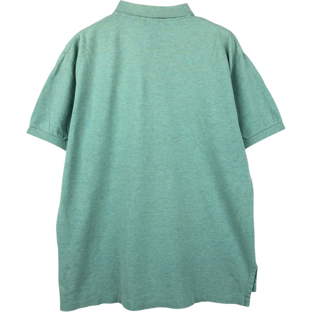 Ralph Lauren POLO by Ralph Lauren short sleeve polo shirt, men's size L cotton Blue type light blue Vintage Second Hand
