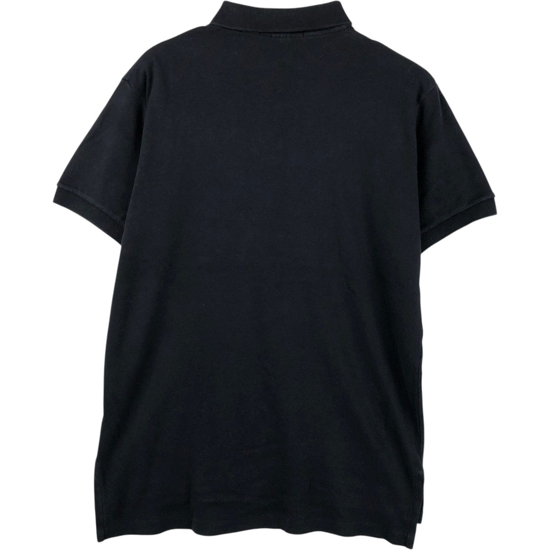 Ralph Lauren POLO by Ralph Lauren short sleeve polo shirt, men's size L cotton black type Vintage Second Hand