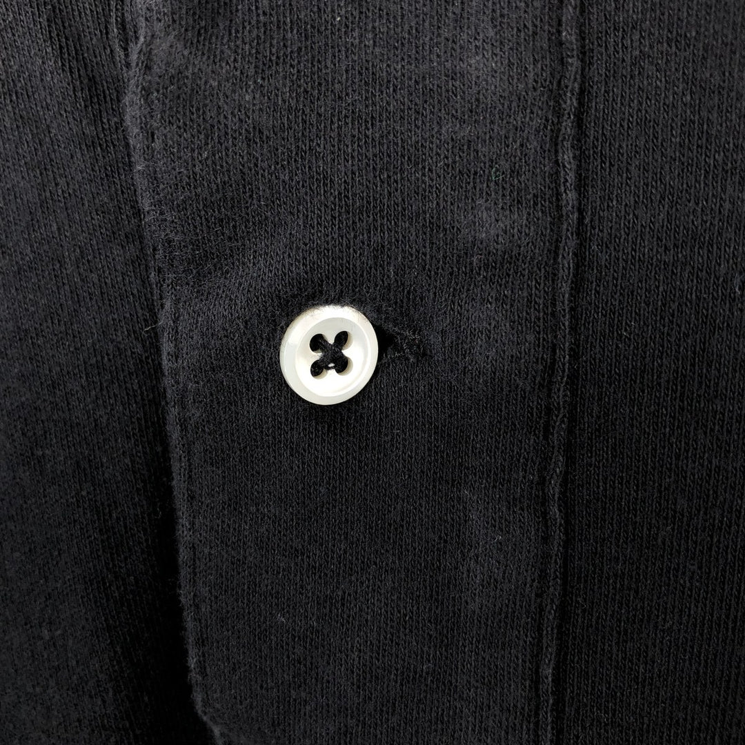 Ralph Lauren POLO by Ralph Lauren short sleeve polo shirt, men's size L cotton black type Vintage Second Hand