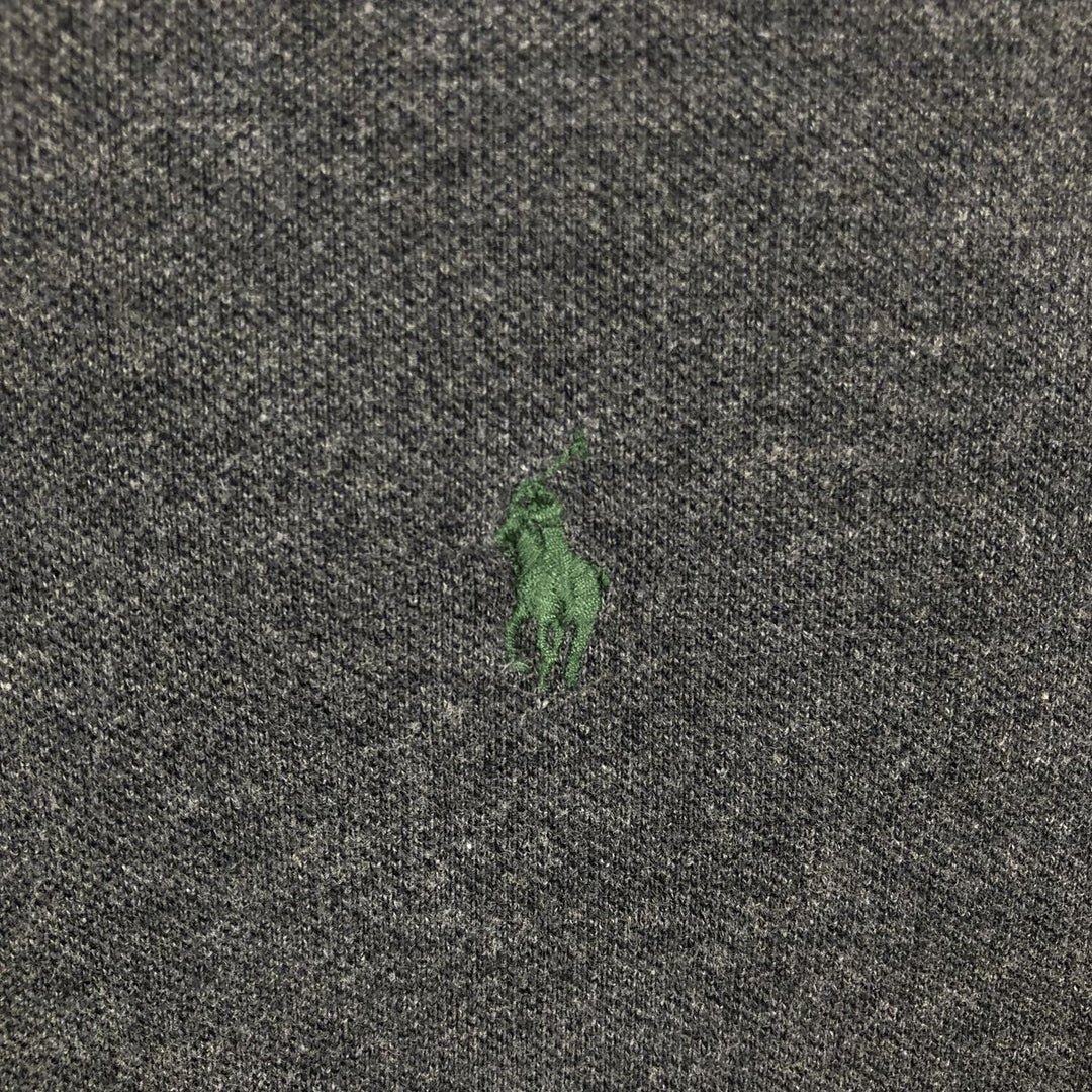 Ralph Lauren POLO by Ralph Lauren short sleeve polo shirt, men's XL size cotton Charcoal Vintage Second Hand