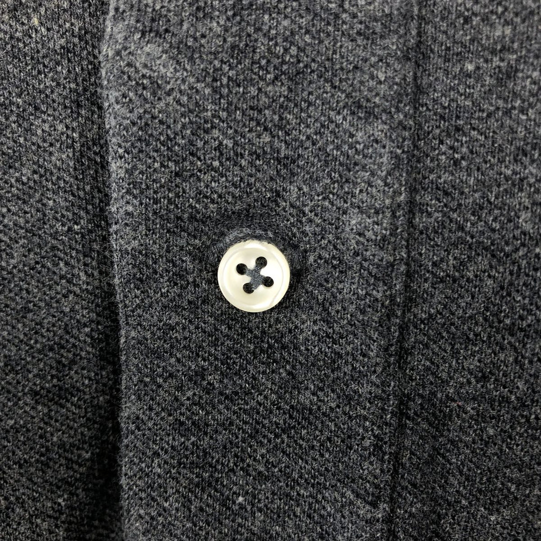 Ralph Lauren POLO by Ralph Lauren short sleeve polo shirt, men's XL size cotton Charcoal Vintage Second Hand