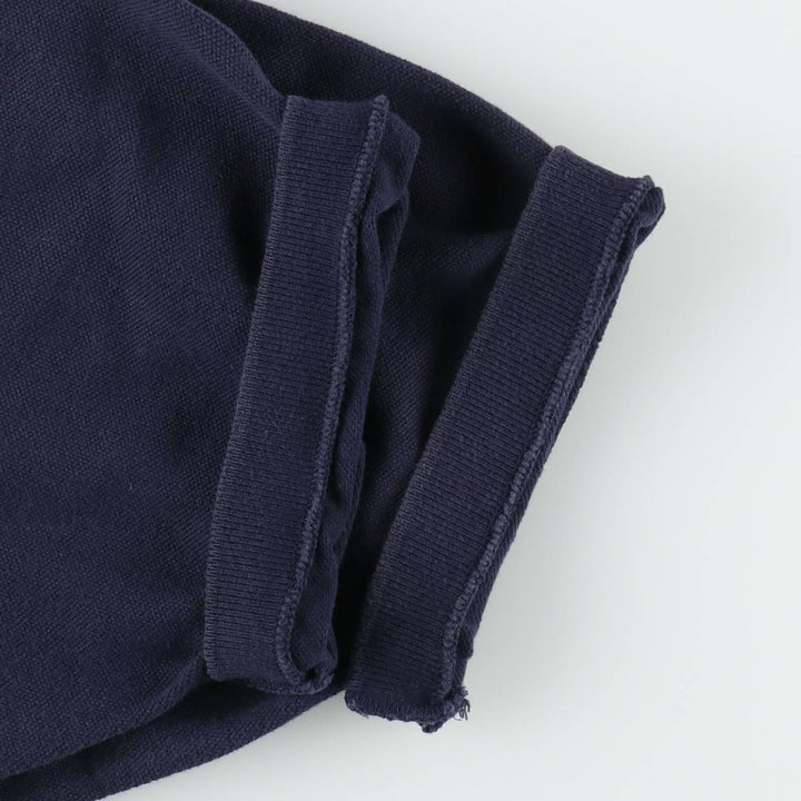 1990'S Ralph Lauren POLO by Ralph Lauren short-sleeved polo shirt, made in the USA, men's size XL equivalent. cotton black type Vintage Second Hand