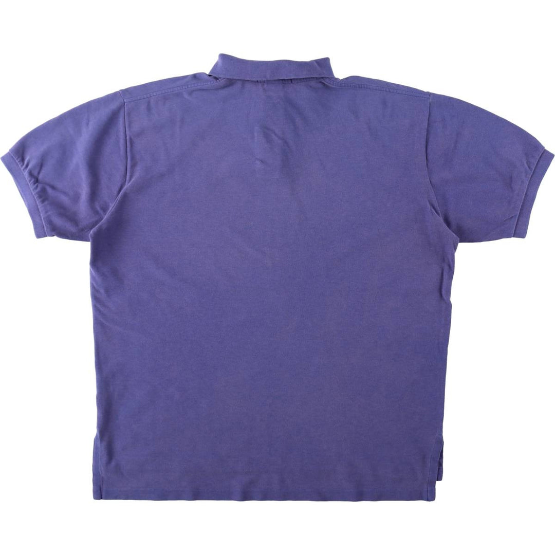 Ralph Lauren POLO by Ralph Lauren short sleeve polo shirt cotton Purple type red-purple Vintage Second Hand