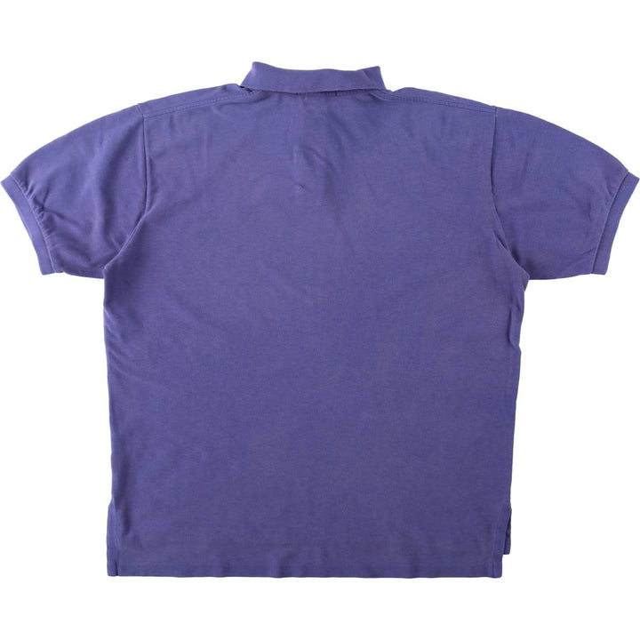 Ralph Lauren POLO by Ralph Lauren short sleeve polo shirt cotton Purple type red-purple Vintage Second Hand