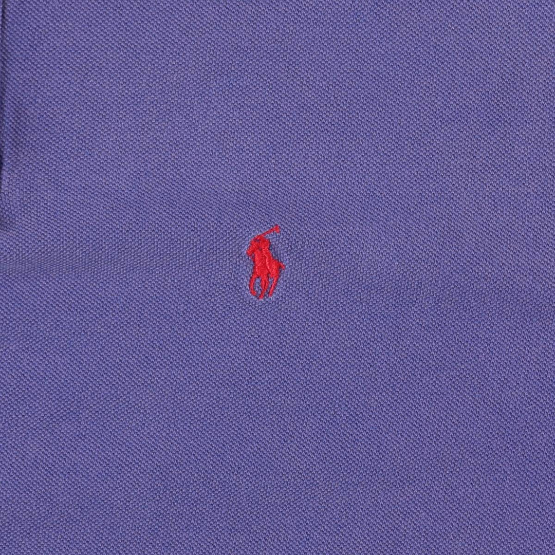 Ralph Lauren POLO by Ralph Lauren short sleeve polo shirt cotton Purple type red-purple Vintage Second Hand