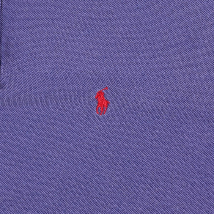 Ralph Lauren POLO by Ralph Lauren short sleeve polo shirt cotton Purple type red-purple Vintage Second Hand