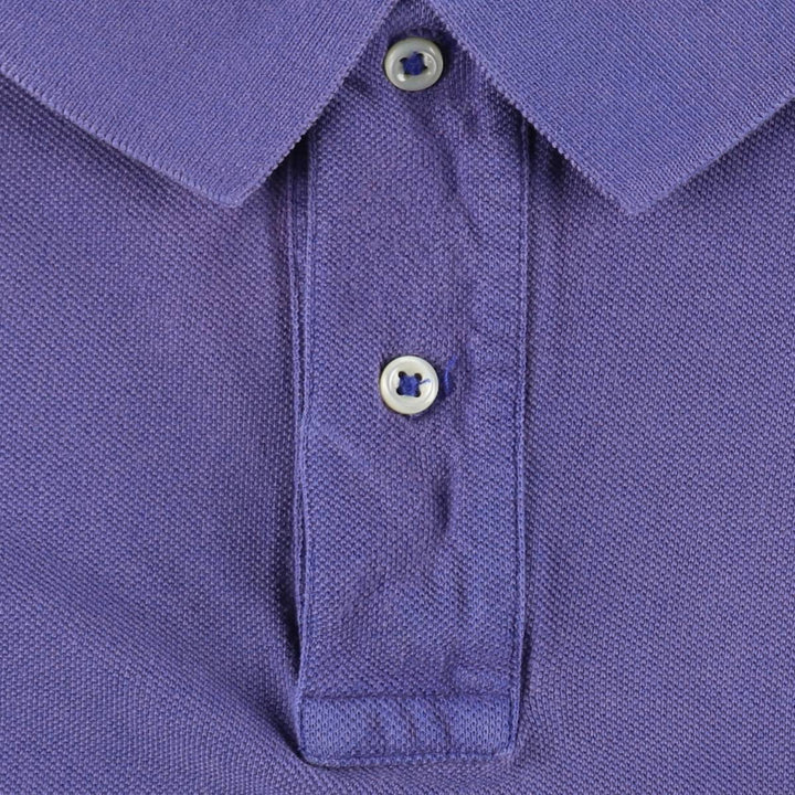 Ralph Lauren POLO by Ralph Lauren short sleeve polo shirt cotton Purple type red-purple Vintage Second Hand