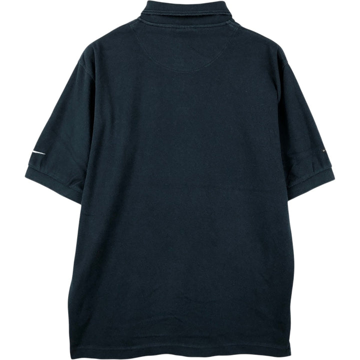 90'S Nike Team Short-Sleeve Polo Shirt, Men's Size M (approx.), Vintage cotton navy blue type Vintage Second Hand