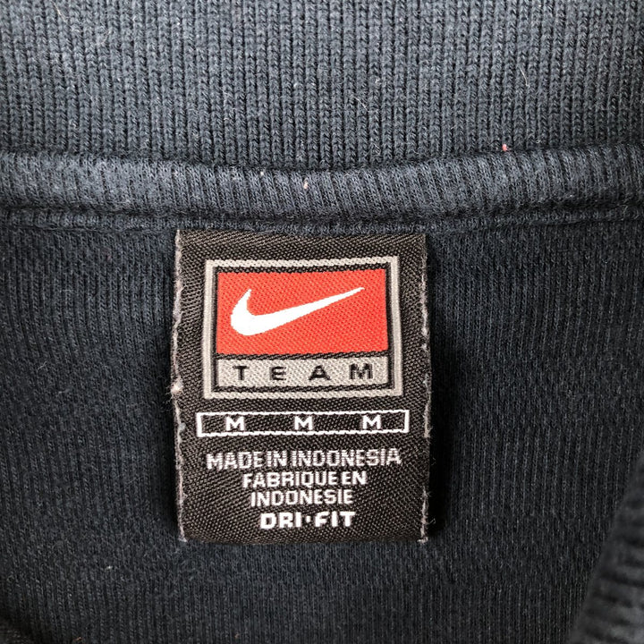 90'S Nike Team Short-Sleeve Polo Shirt, Men's Size M (approx.), Vintage cotton navy blue type Vintage Second Hand