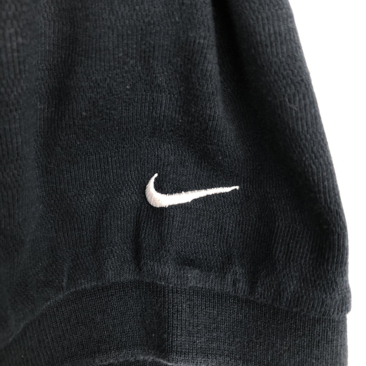 90'S Nike Team Short-Sleeve Polo Shirt, Men's Size M (approx.), Vintage cotton navy blue type Vintage Second Hand