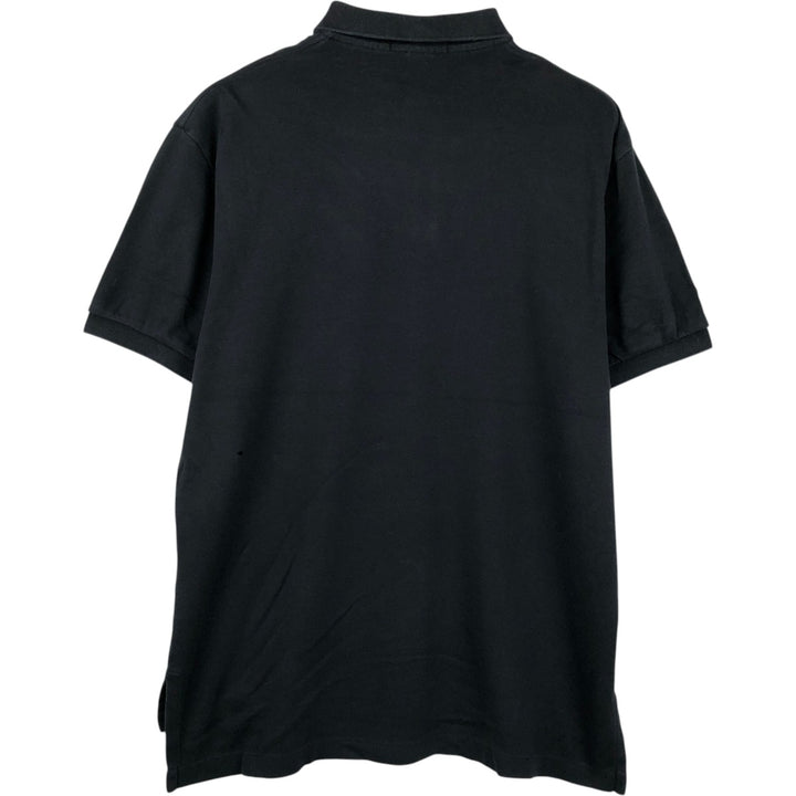 Ralph Lauren POLO by Ralph Lauren short sleeve polo shirt, men's size M cotton black type Vintage Second Hand