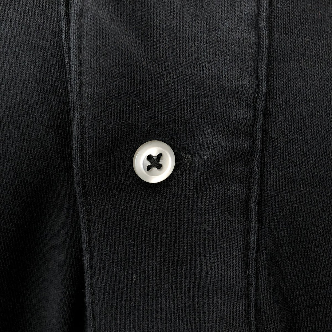 Ralph Lauren POLO by Ralph Lauren short sleeve polo shirt, men's size M cotton black type Vintage Second Hand