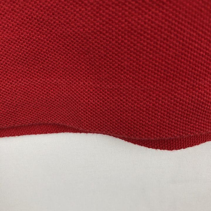 Ralph Lauren POLO RALPH LAUREN American flag pattern short-sleeved polo shirt, men's size L (approx.) cotton red type Vintage Second Hand