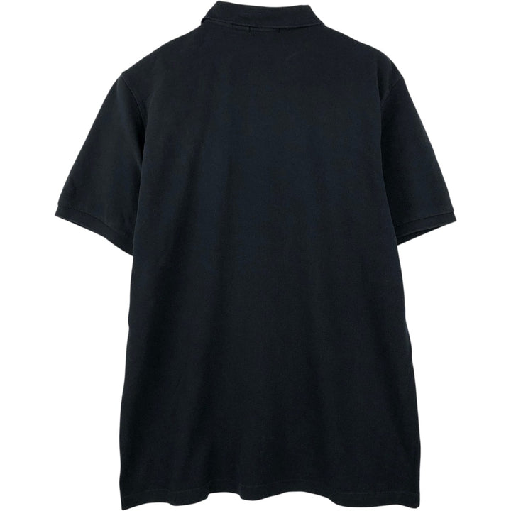 Burberry's BRIT short-sleeved polo shirt, men's size XL cotton black type Vintage Second Hand