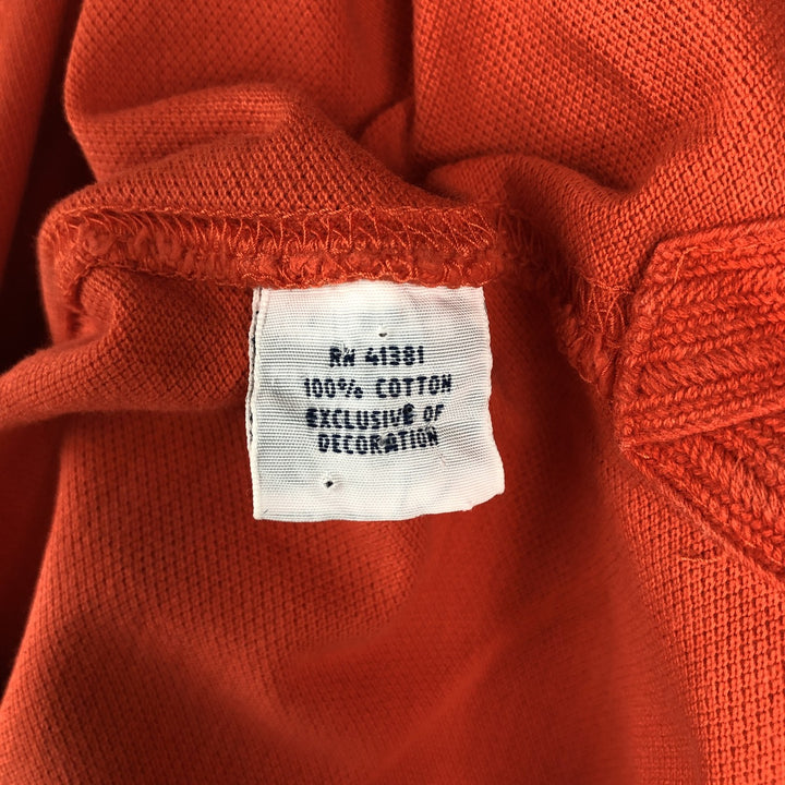 Ralph Lauren POLO RALPH LAUREN CUSTOM FIT short sleeve polo shirt men's size S cotton orange type Vintage Second Hand