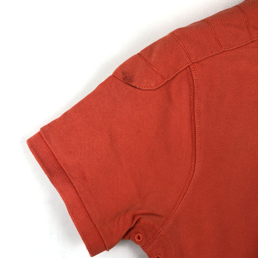 Ralph Lauren POLO RALPH LAUREN CUSTOM FIT short sleeve polo shirt men's size S cotton orange type Vintage Second Hand