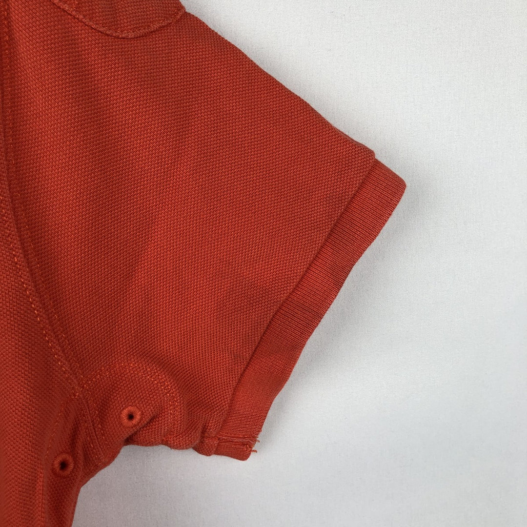 Ralph Lauren POLO RALPH LAUREN CUSTOM FIT short sleeve polo shirt men's size S cotton orange type Vintage Second Hand
