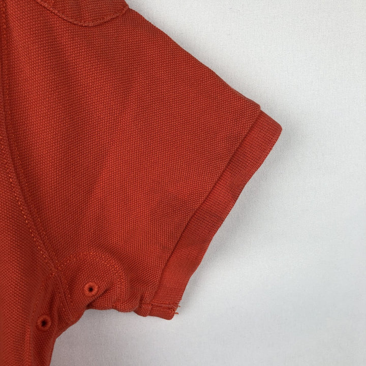 Ralph Lauren POLO RALPH LAUREN CUSTOM FIT short sleeve polo shirt men's size S cotton orange type Vintage Second Hand