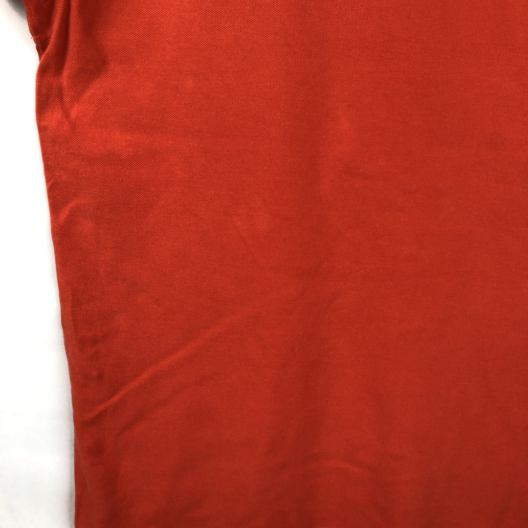 Ralph Lauren POLO RALPH LAUREN CUSTOM FIT short sleeve polo shirt men's size S cotton orange type Vintage Second Hand