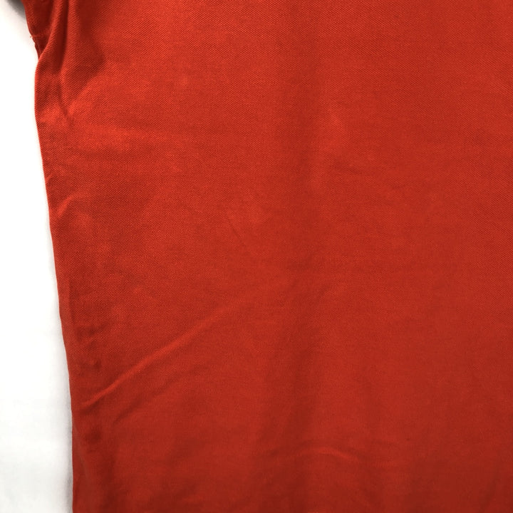 Ralph Lauren POLO RALPH LAUREN CUSTOM FIT short sleeve polo shirt men's size S cotton orange type Vintage Second Hand