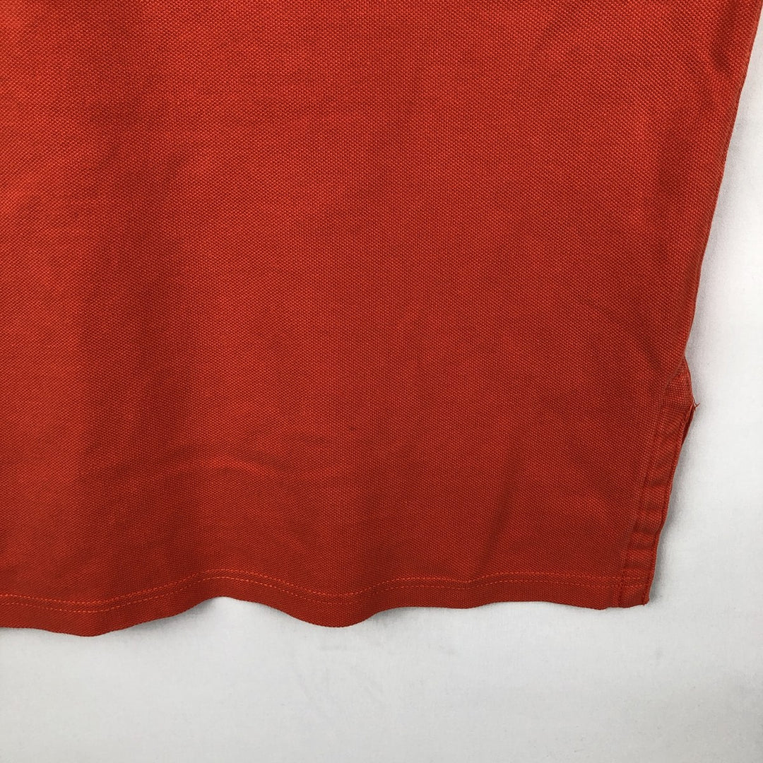 Ralph Lauren POLO RALPH LAUREN CUSTOM FIT short sleeve polo shirt men's size S cotton orange type Vintage Second Hand