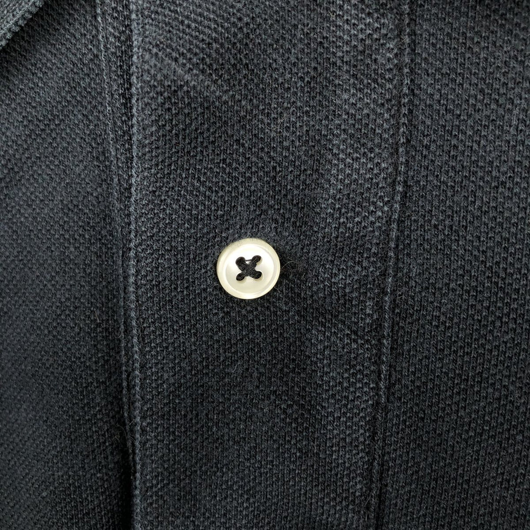 Ralph Lauren POLO by Ralph Lauren CUSTOM FIT Big Pony Short Sleeve Polo Shirt Men's XL cotton black type Vintage Second Hand