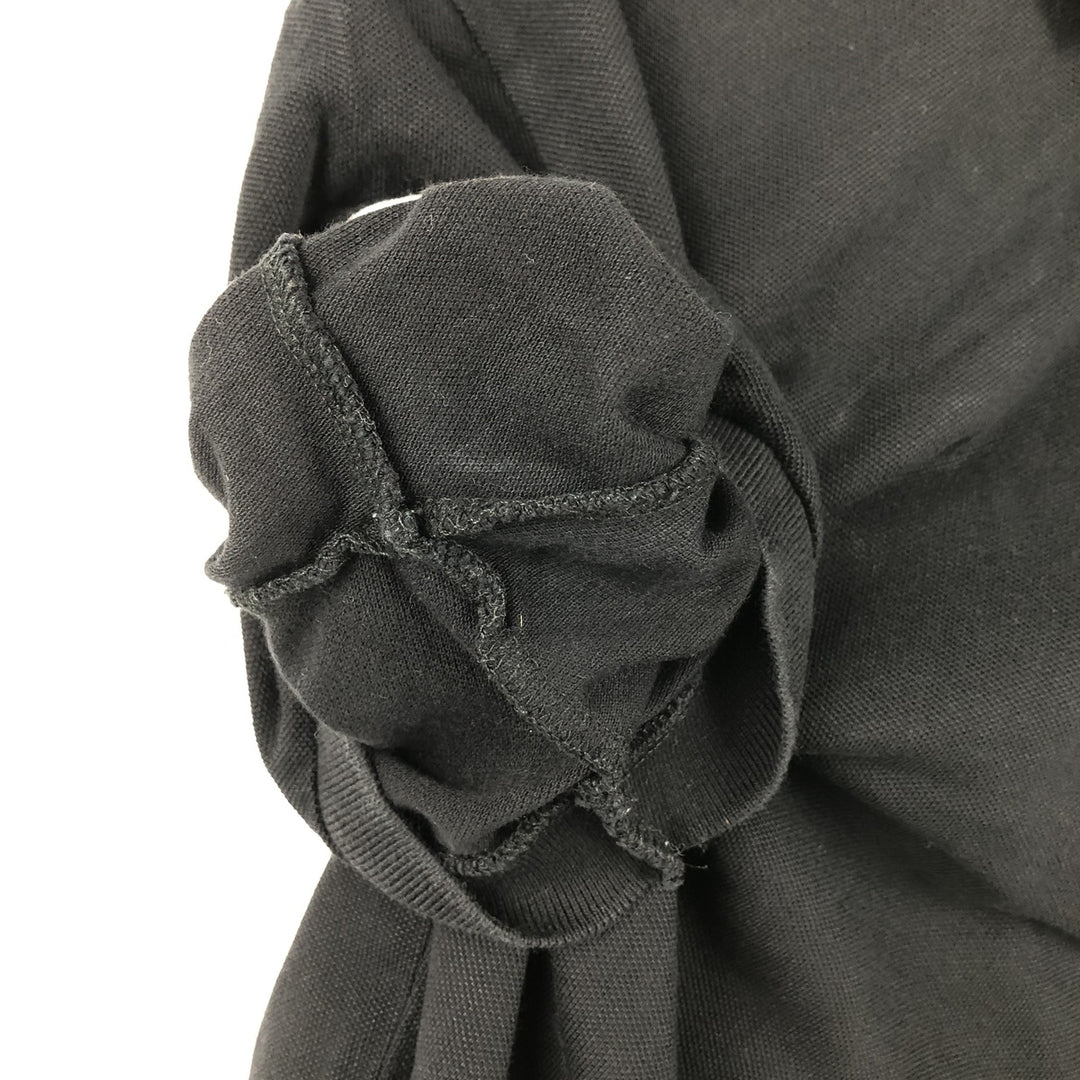 Ralph Lauren POLO by Ralph Lauren Triple Pony Short-Sleeve Polo Shirt, Men's Size XL (approx.) cotton black type Vintage Second Hand