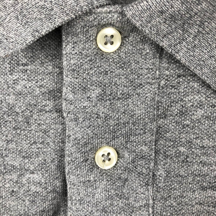Ralph Lauren POLO RALPH LAUREN CUSTOM FIT Polo Bear Short-Sleeve Polo Shirt (Men's Size L equivalent) cotton gray type Vintage Second Hand