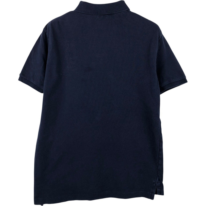 Ralph Lauren POLO RALPH LAUREN CLASSIC FIT Polo Bear Short-Sleeve Polo Shirt (Men's Size S) cotton navy blue type Vintage Second Hand