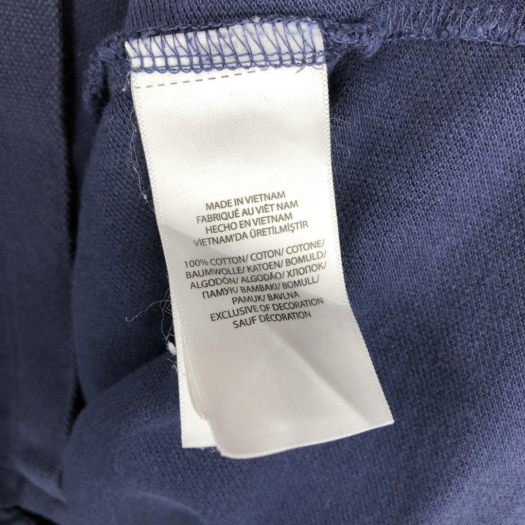 Ralph Lauren POLO RALPH LAUREN CLASSIC FIT Polo Bear Short-Sleeve Polo Shirt (Men's Size S) cotton navy blue type Vintage Second Hand