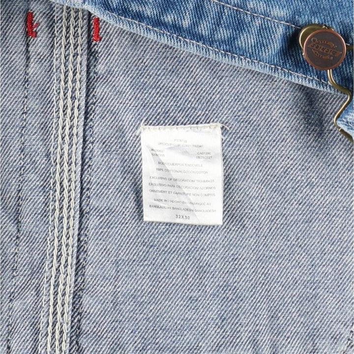 Dickies denim overalls for men, equivalent to w36 cotton blue type Vintage Second Hand