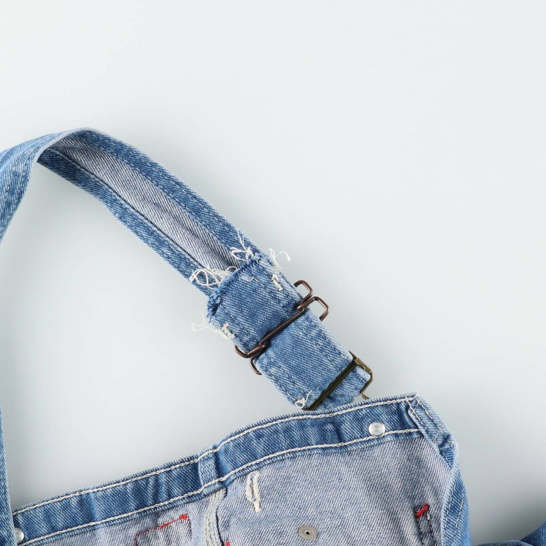 Dickies denim overalls for men, equivalent to w36 cotton blue type Vintage Second Hand