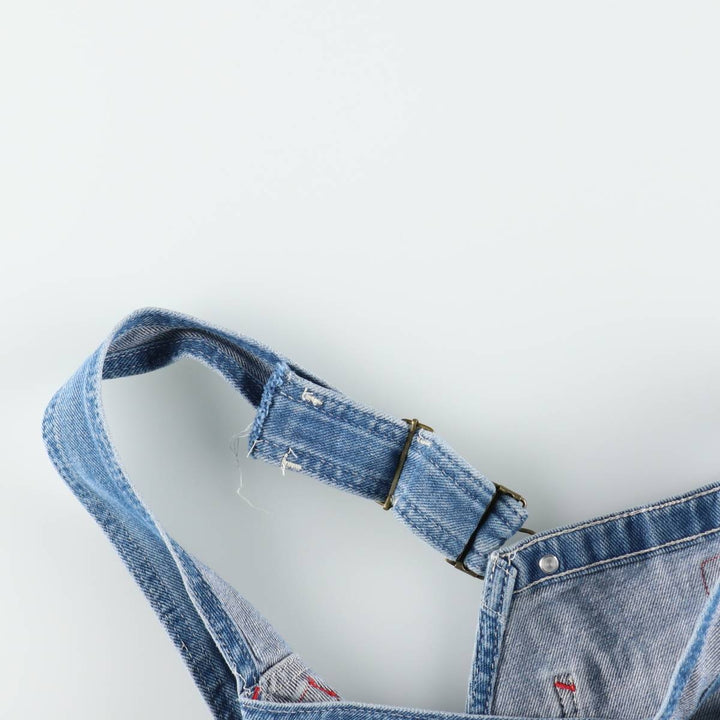 Dickies denim overalls for men, equivalent to w36 cotton blue type Vintage Second Hand
