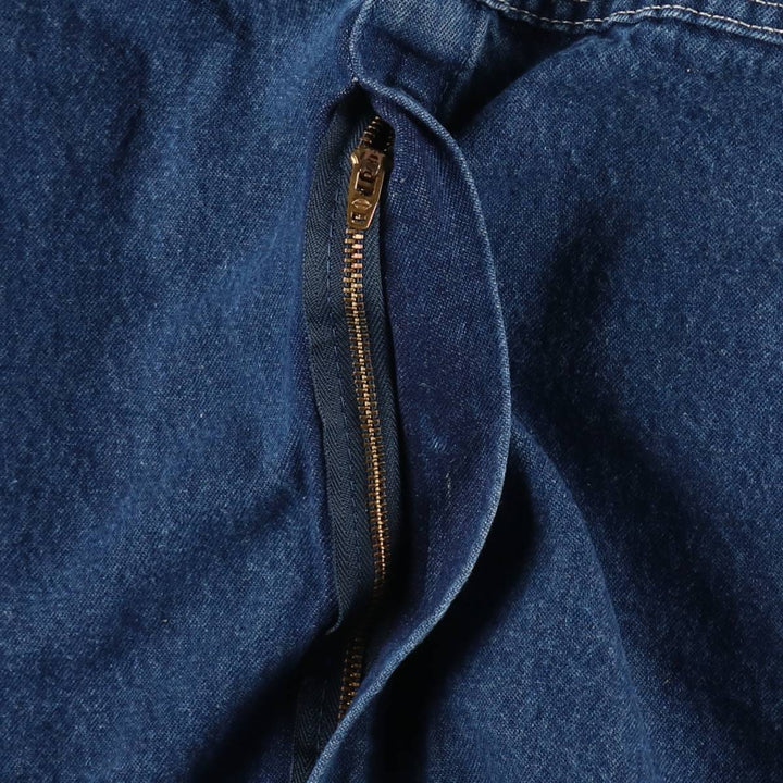 Dickies denim overalls for men, equivalent to W39 cotton blue type Vintage Second Hand