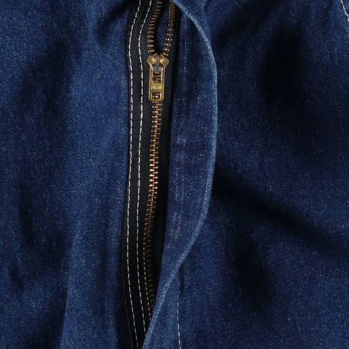 Key denim overalls, made in the USA, men's size W32 (approx.). cotton blue type Vintage Second Hand