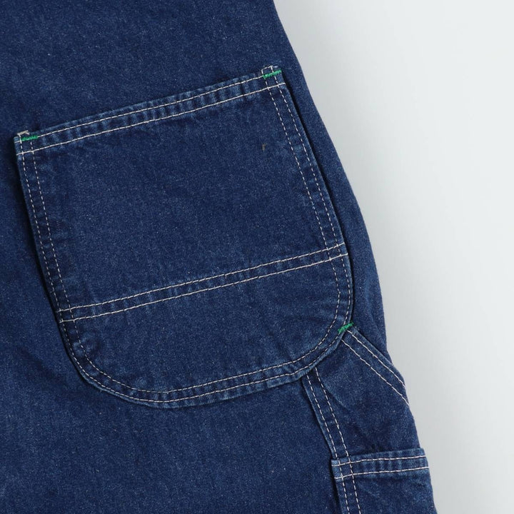 Key denim overalls, made in the USA, men's size W32 (approx.). cotton blue type Vintage Second Hand