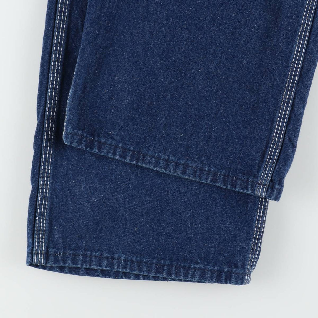 Key denim overalls, made in the USA, men's size W32 (approx.). cotton blue type Vintage Second Hand
