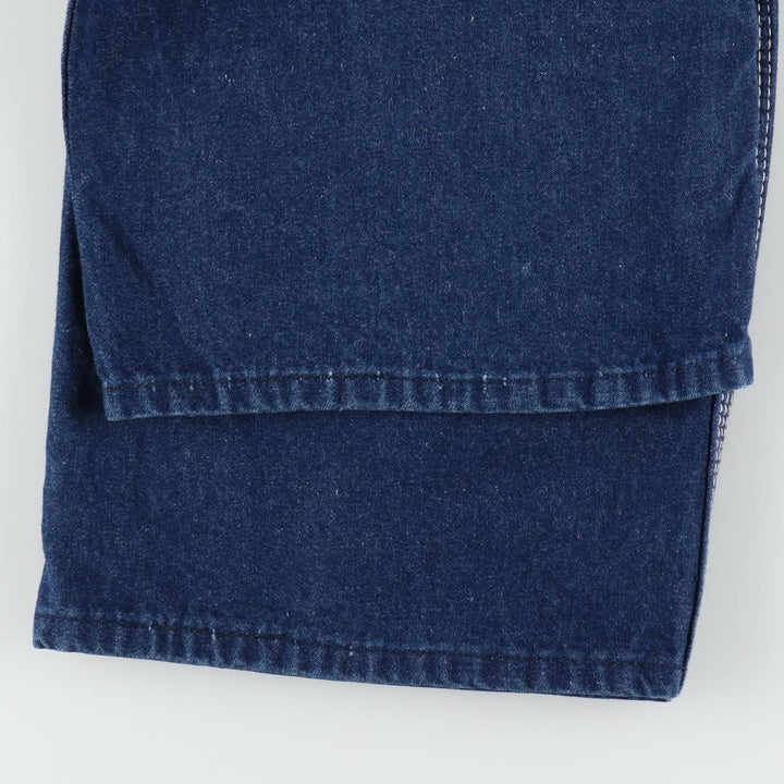 Key denim overalls, made in the USA, men's size W32 (approx.). cotton blue type Vintage Second Hand