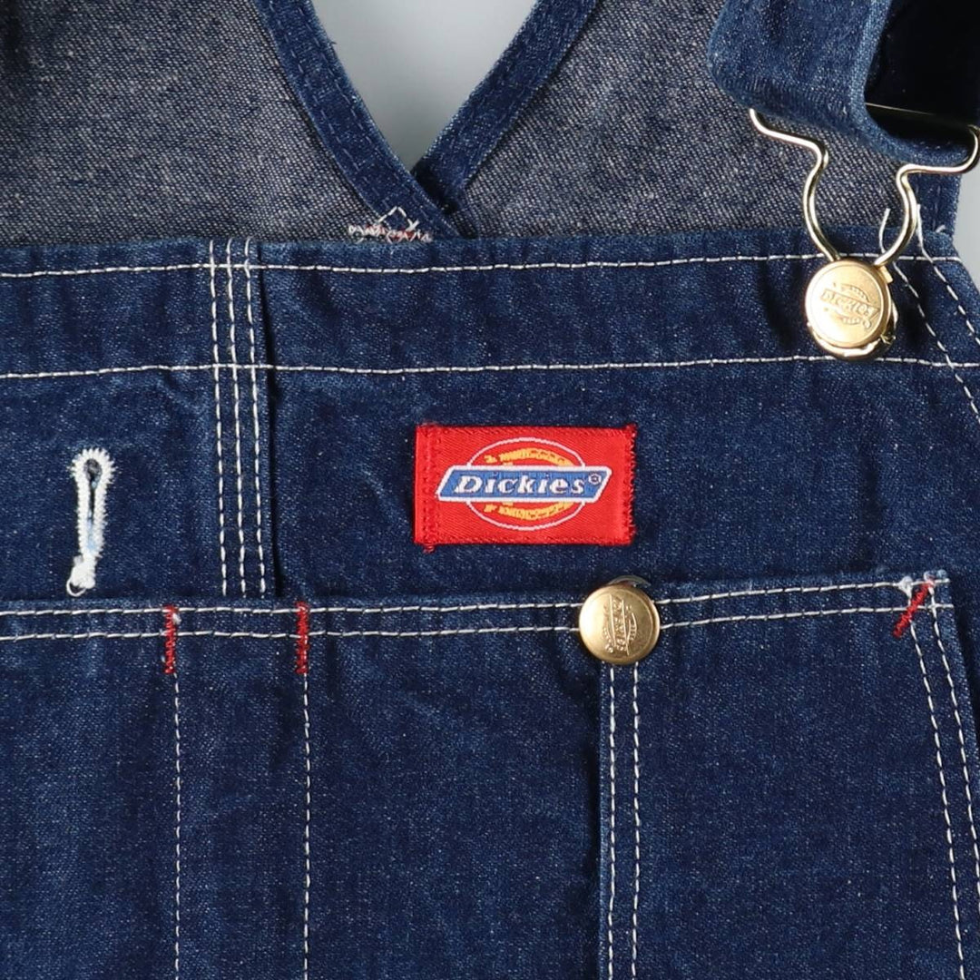 Dark navy 80s-90'S Dickies denim overalls, made in USA, men's size W38 equivalent, vintage. cotton blue type Vintage Second Hand
